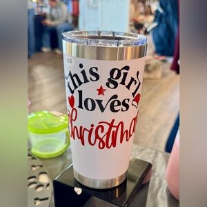This Girl Loves Christmas Tumbler